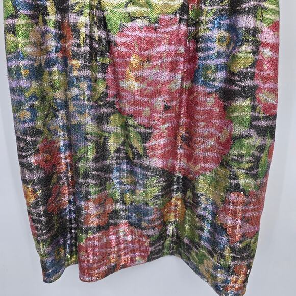 NEW Jessica Simpson Women's Sequin Multicolor Metallic Sheath Dress Size 8 - Picture 11 of 16